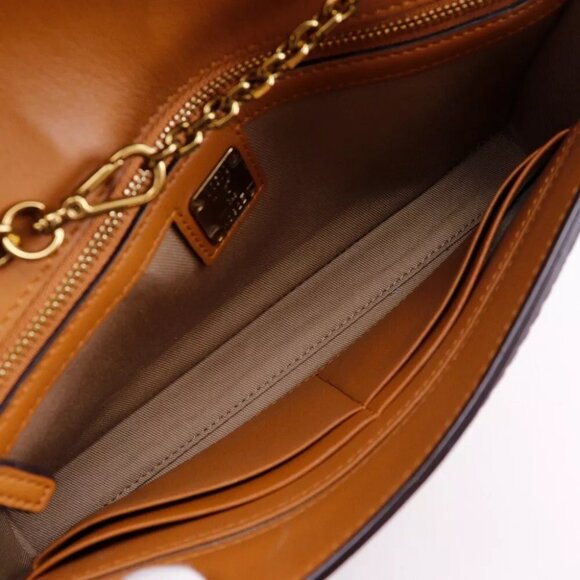 MCM Tracy Medium Shoulder Bag MYZ 28AME05 CO001 Vicetos 2-way clutch Brown... - Picture 12 of 12